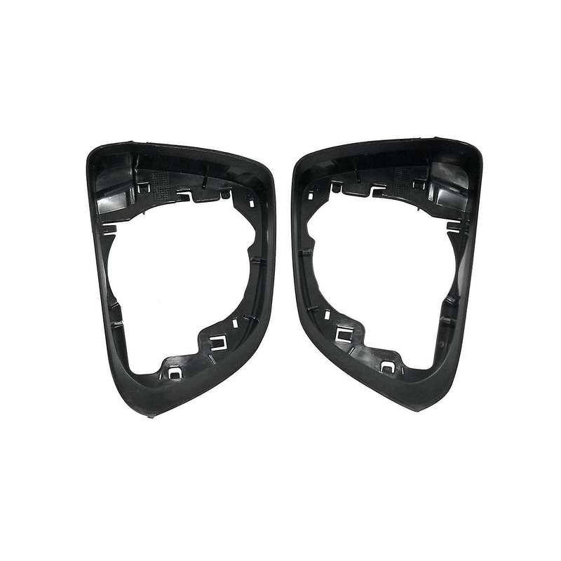 1pair Car Side Wing Rearview Mirror Cover Frame Black for All Molde