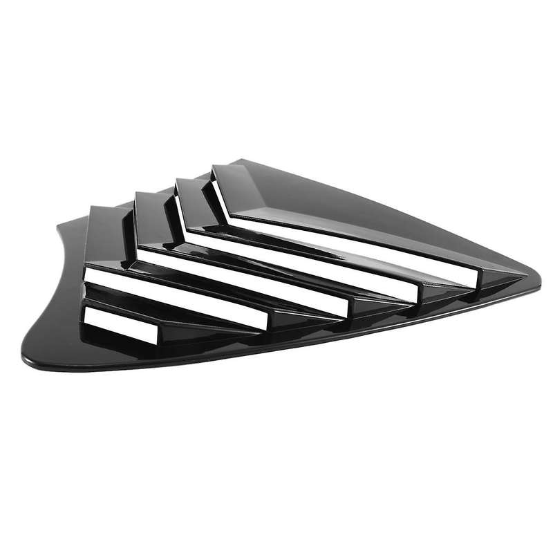1pair Car Side Window Louver Shutter Deflector Trim Cover for Q50 2014-2022 Rear Shade Scoop