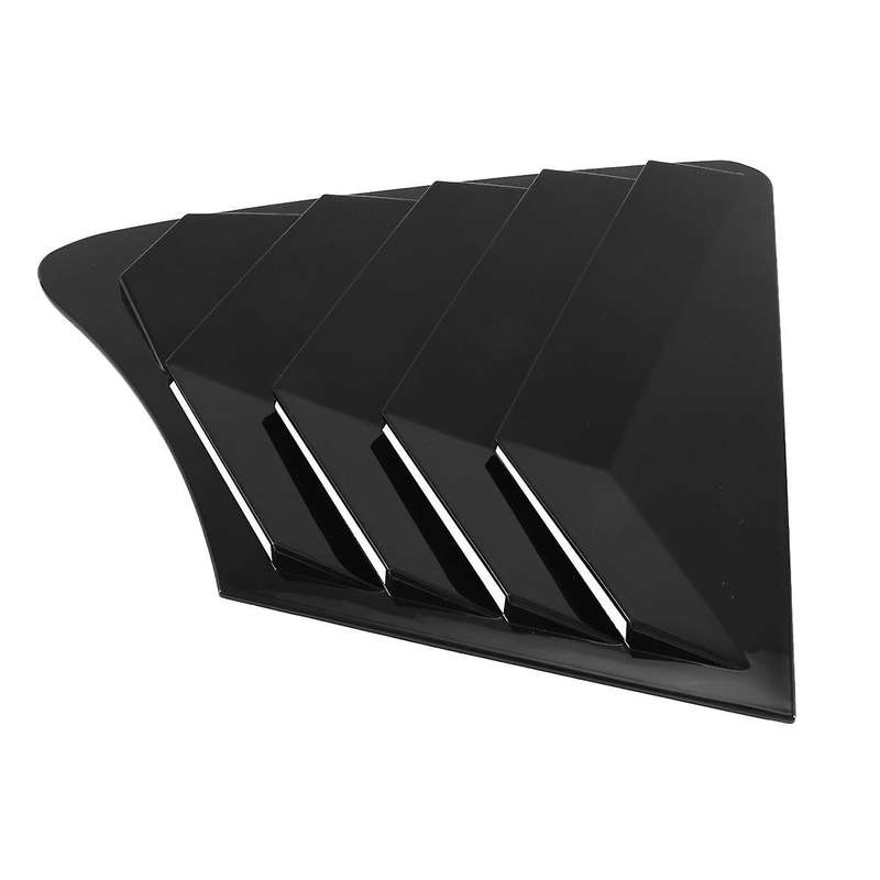 1pair Car Side Window Louver Shutter Deflector Trim Cover for Q50 2014-2022 Rear Shade Scoop