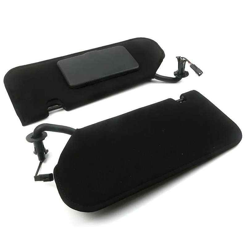 1Pair Car Sun Visors Shades W/Light Makeup Mirror 23142243 23142245 for C6 2005-2013 159238881592388