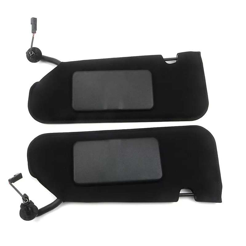 1Pair Car Sun Visors Shades W/Light Makeup Mirror 23142243 23142245 for C6 2005-2013 159238881592388
