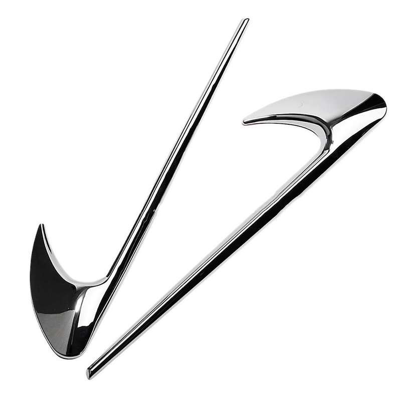 1Pair Car Style Side Outlet Trim for C E GLC Class W205 W213 E63S Blade Sticker A