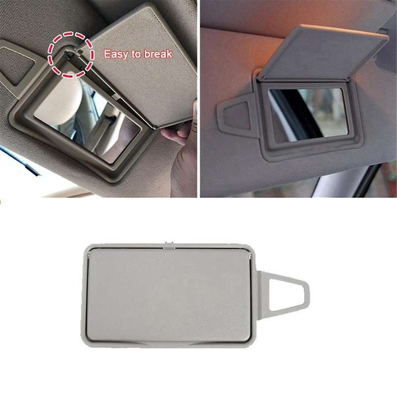 1Pair Car Sun Visor Shade Makeup Cosmetic Mirror Cover for E Class W211 2003-2008 2118100310 2118100