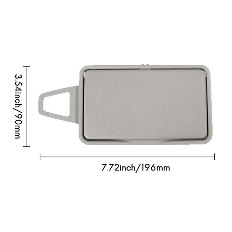 1Pair Car Sun Visor Shade Makeup Cosmetic Mirror Cover for E Class W211 2003-2008 2118100310 2118100