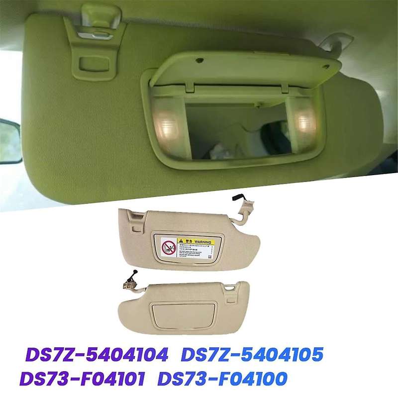 1Pair Car Sun Visors Makeup Mirror DS73-F04101 DS73F04100UJ3DN1 for Mondeo Edge Taurus 2013-2019 Sun