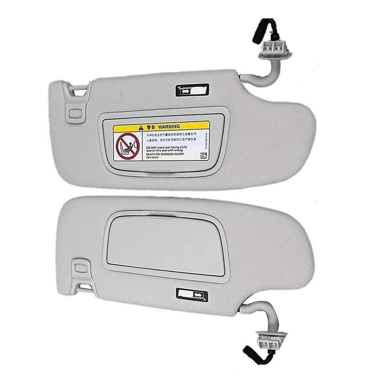 1Pair Car Sun Visors Makeup Mirror DS73-F04101 DS73-F04100 for Mondeo Edge Taurus 2013-2019 Sunshadi