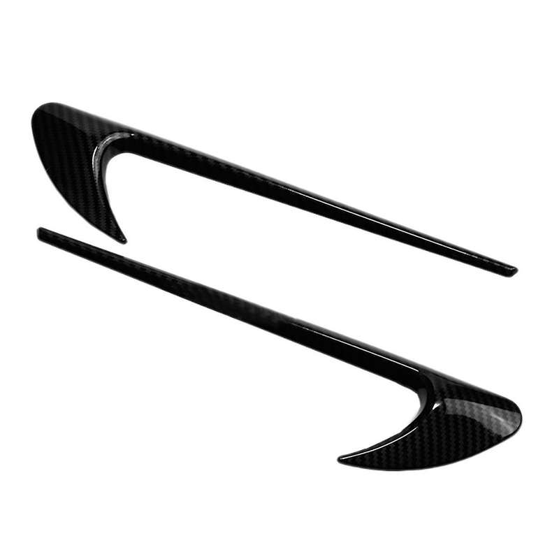 1Pair Car Style Side Outlet Trim for C E GLC Class W205 W213 E63S Blade Sticker B