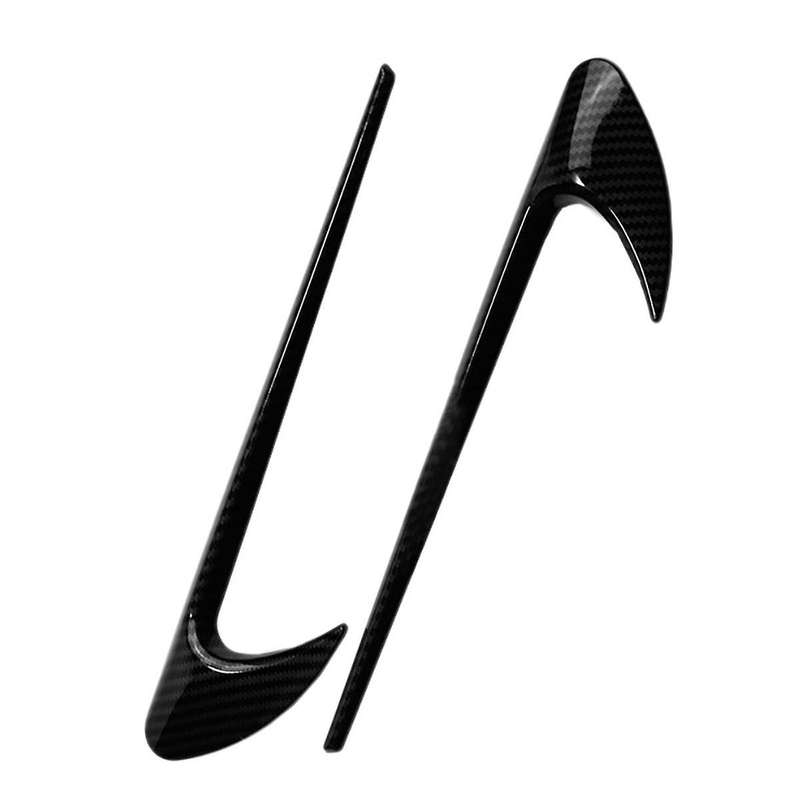 1Pair Car Style Side Outlet Trim for C E GLC Class W205 W213 E63S Blade Sticker B