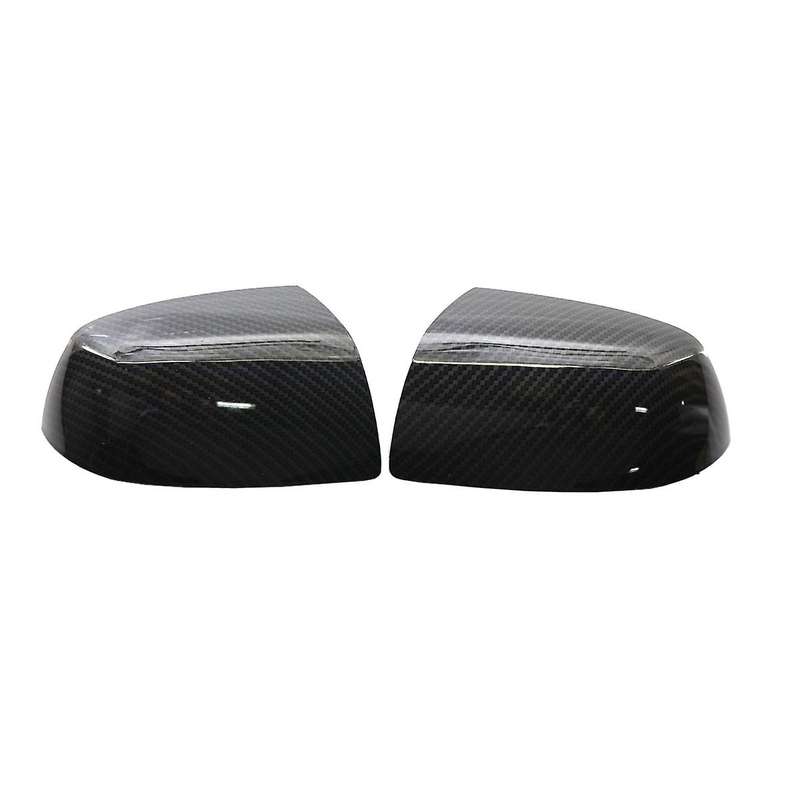 1Pair Carbon Fiber Style Side Door Wing Mirror Cover Rear View Mirror Caps for Focus Mk2 2005-2008 1