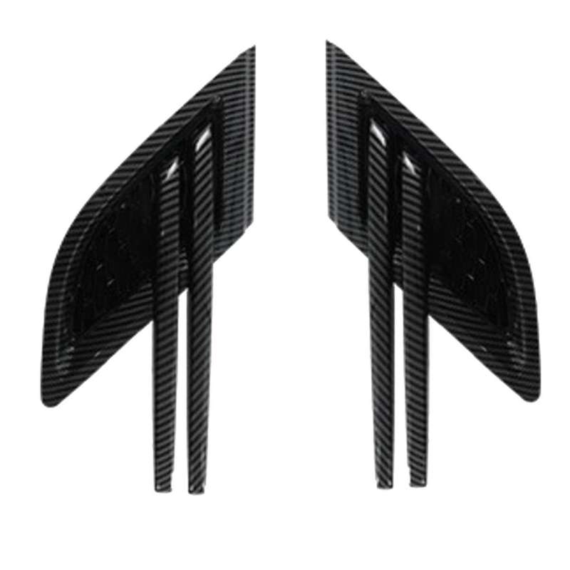 1pair Carbon Fiber Side Air Flow Vent Grille Grill Side Grilles Grid for Range Sport 2014-2017