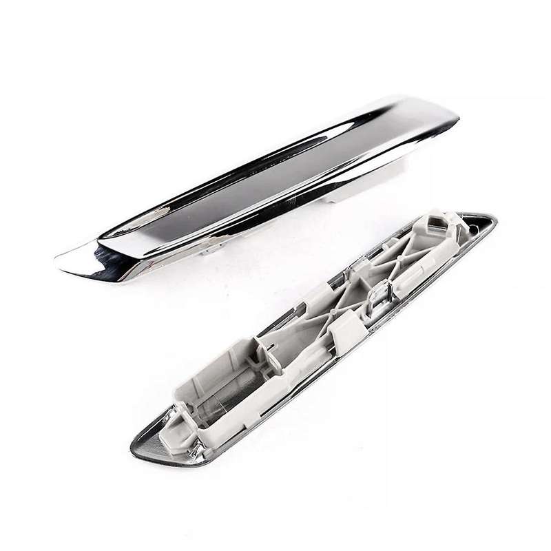 1Pair Chrome Exterior Front Trim Strip Cover for F10 F11 2013-2016 Sedan 51137336645 51137336646 Lef