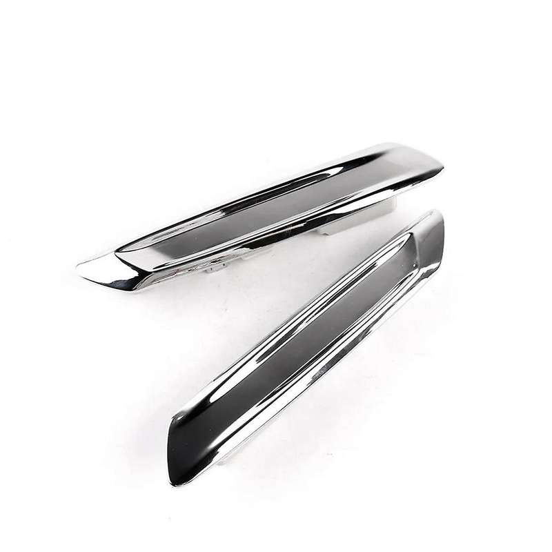 1Pair Chrome Exterior Front Trim Strip Cover for F10 F11 2013-2016 Sedan 51137336645 51137336646 Lef