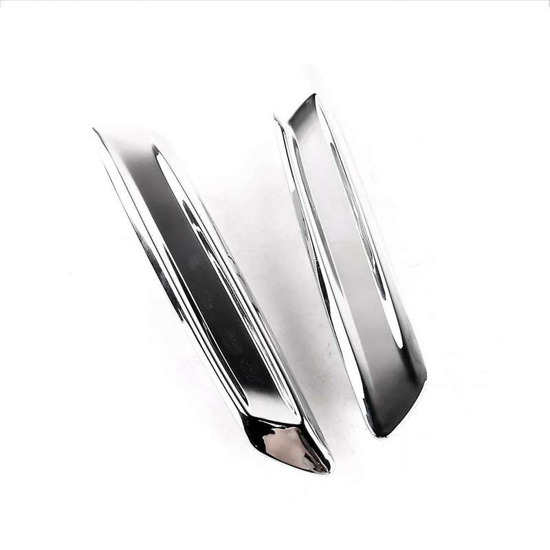 1Pair Chrome Exterior Front Trim Strip Cover for F10 F11 2013-2016 Sedan 51137336645 51137336646 Lef