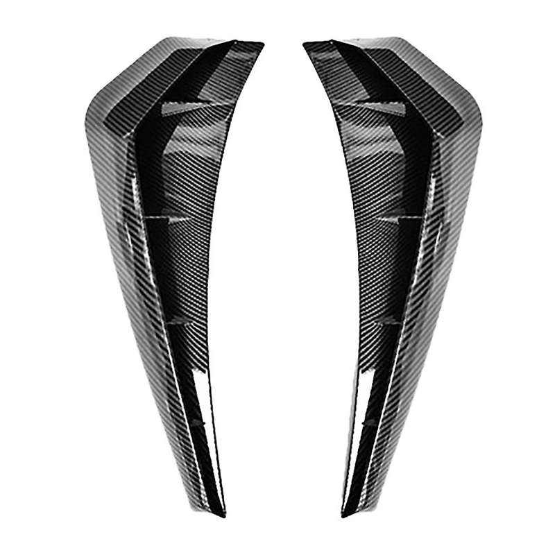 1Pair Carbon Fibre Side ABS 3D Sticker for Vent Air Wing Cover Trim for 10Th 2016-2020