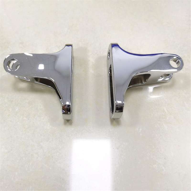 1pair Chrome Footboard Mount Kit for Glide Classic Flhtc 93-later Touring Rear Passenger Mini Foot