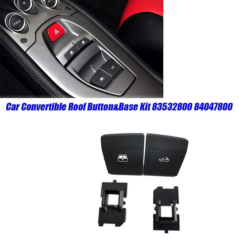 1Pair Convertible Roof Button&Base Kit 83532800 84047800 for 458 488 Spider 2010-2019 Power Sunroof