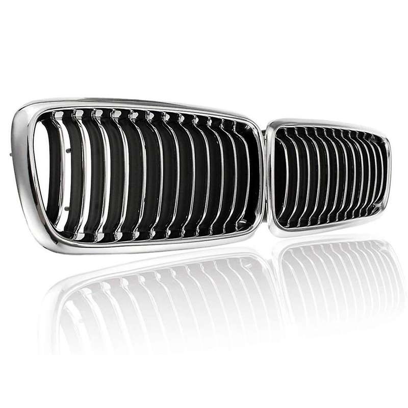 1Pair Chrome Front Kidney Grille for 7-Series E38 730IL/735I/725Tds/728I/750I Sedan 1994-2001 Front