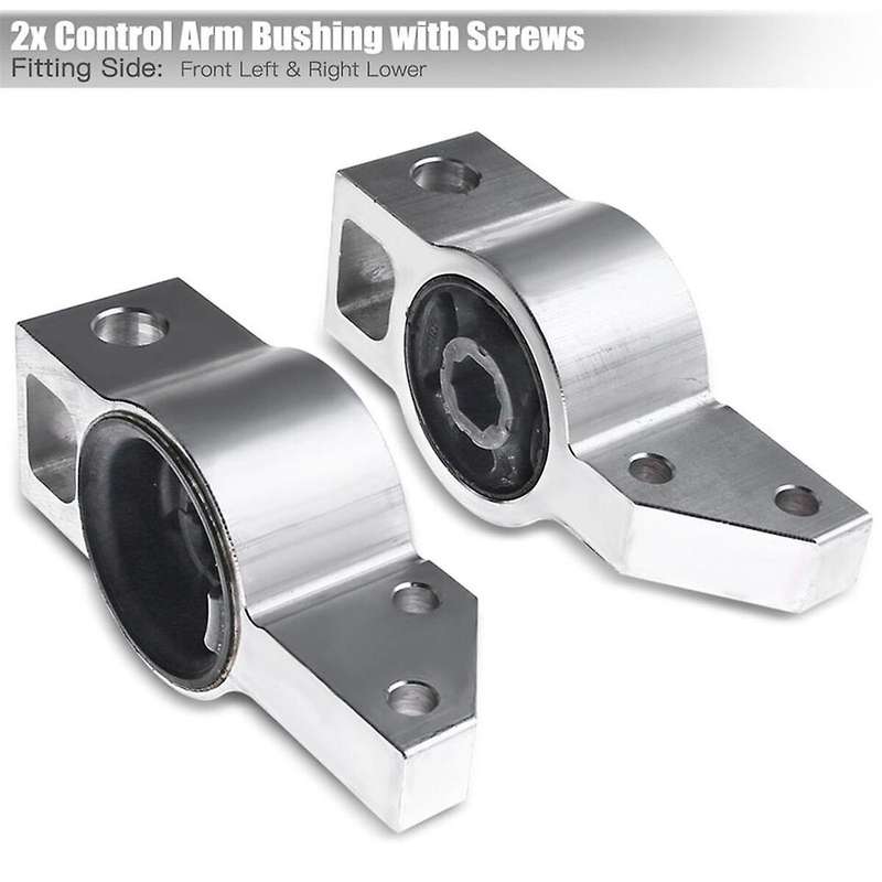 1Pair Control Arm Mount Bushing 1K0199231J 1K0199232J for A3 R32 Rabbit 06-12 Traction Arm Bushing