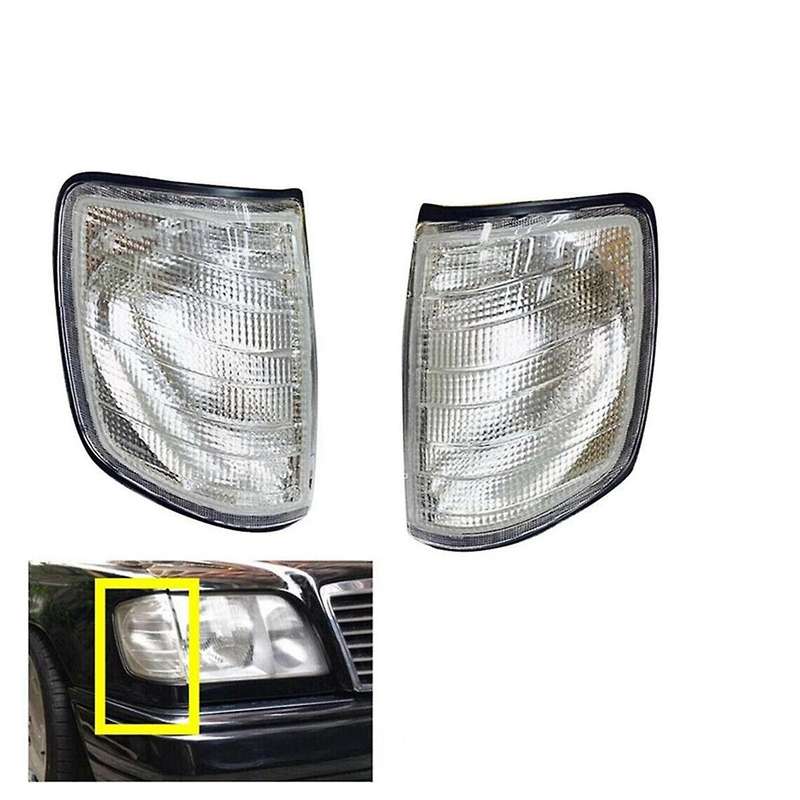 1Pair Corner Parking Lamp Turn Signal Lights for W124 E-Class -1995 1248260043 1248260743 1248260143