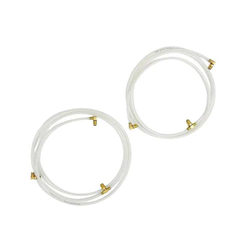 1pair Convertible Top Hydraulic Fluid Hose Lines Pair Hoses Ho-white-set for Fairlane