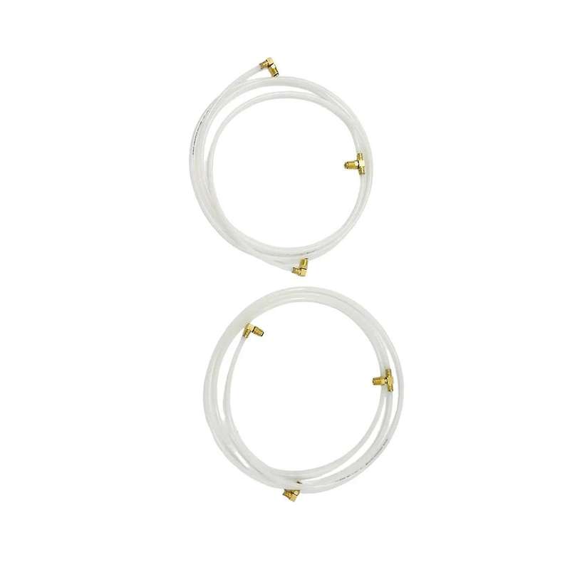 1pair Convertible Top Hydraulic Fluid Hose Lines Pair Hoses Ho-white-set for Fairlane