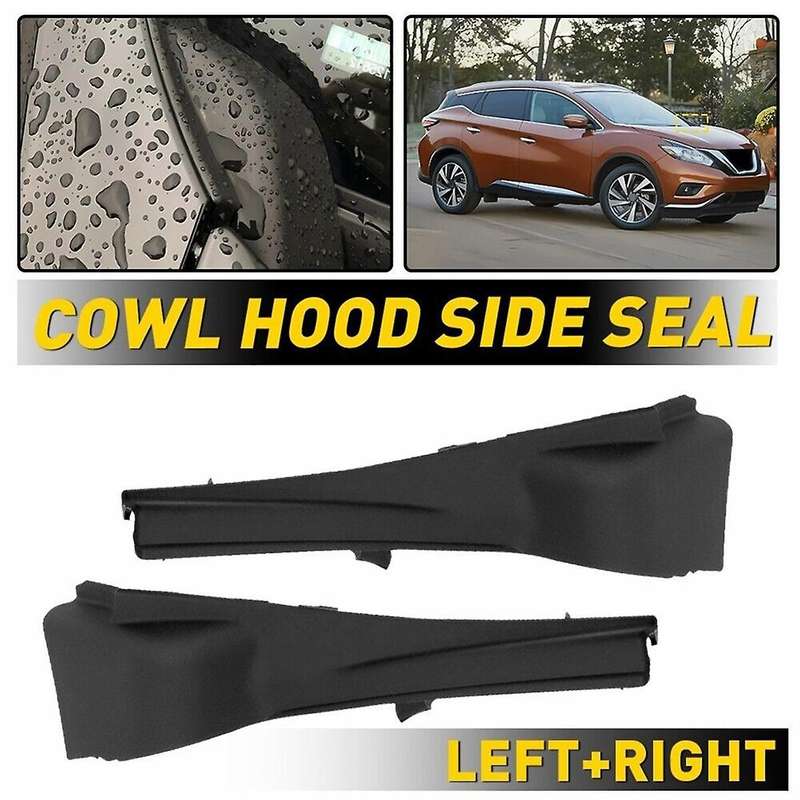 1Pair Corner Windshield Wiper Cowl Cover for 2015-2017 66894-5BC0B 66895-5BC0B