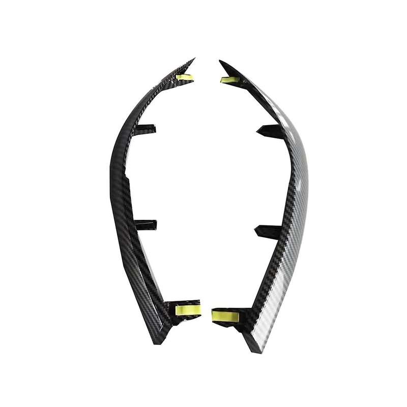 1Pair Dashboard Air A/C Vents Trim Strip for Altis 2007-2013 Car Air Outlets ABS Carbon Fibre Upper