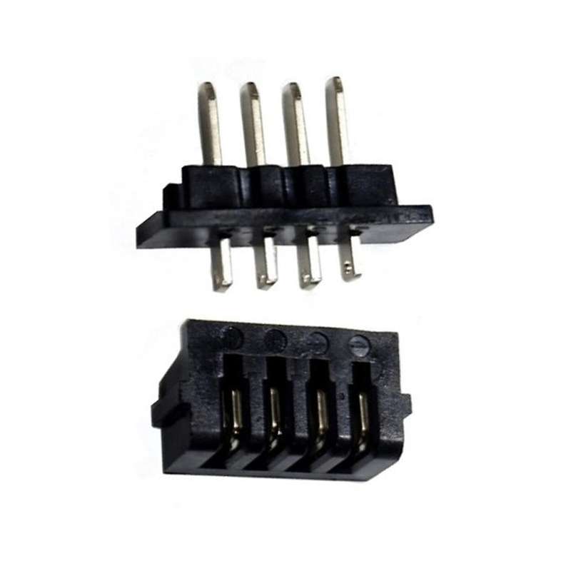 1Pair EBike Battery Power Discharge Connector 4Pin Male and Female Connector Battery Base/Plate Rep
