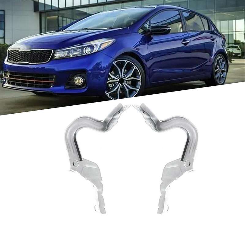 1Pair Engine Hood Hinge Cover 79110-A7600 79120-A7600 for Forte Koup 2014-2018 Bonnet Hinge 79110A76
