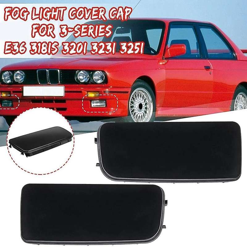 1Pair Fog Light Hole Cover Trim 51118122449 51118122450 for 3 Series E36 318is 323i 325i 320i 1992-1