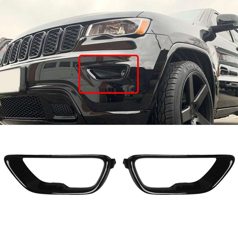 1Pair Fog Light Lamp Bezel for Grand 2016-2021 LH+RH Front Lamp Trim Bezels 5YL31TZZAA 5YL30TZZAA