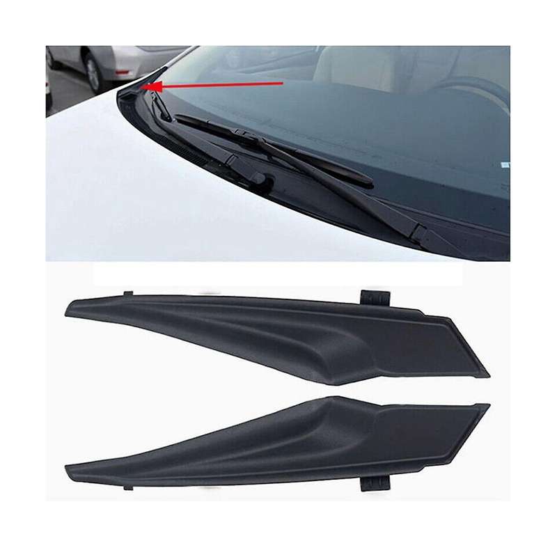 1pair for 2014-2019 Car Front Windshield Wrap Corner Trim Wiper Side Trim Cover Lid 5382402140 5382