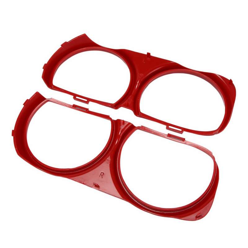 1Pair for Front Headlight Lamp Bezel Trim Right & Left 68259053AB 68259052AB Red