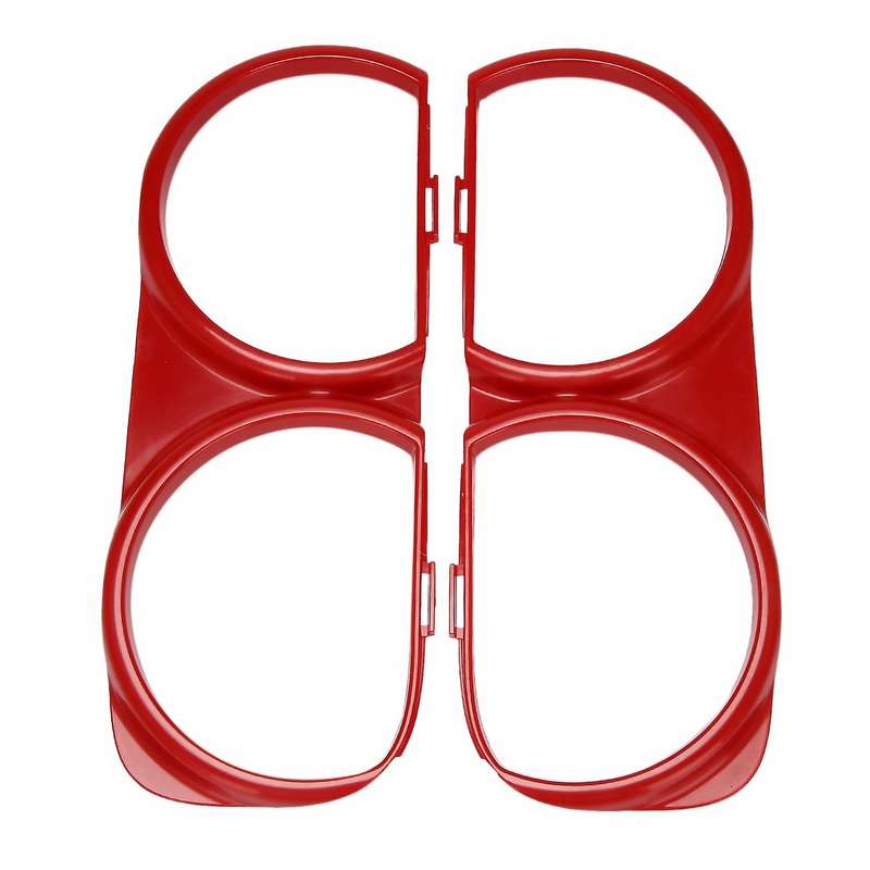 1Pair for Front Headlight Lamp Bezel Trim Right & Left 68259053AB 68259052AB Red