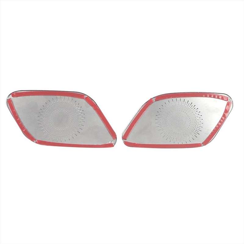 1Pair for Carnival KA4 2021 2022 Car Rear Trunk Speaker Cover Sticker Trim