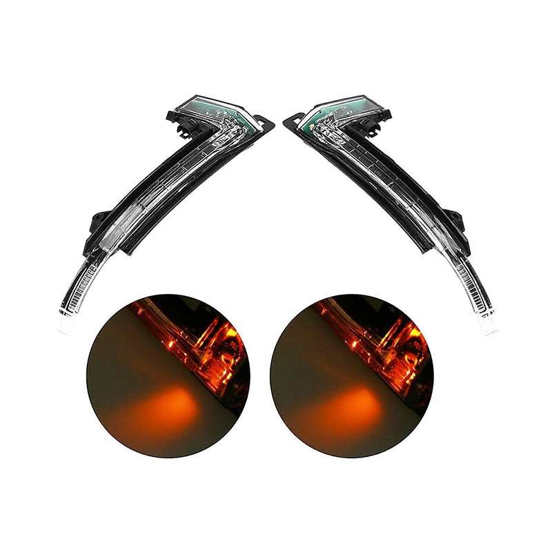 1Pair for A3 A4 Q3 Q5 LED Turn Signal Light Dynamic Scroll Sequential Rearview 8KD949101 8KD949102