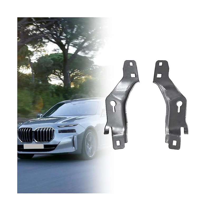 1Pair Front Bar Skeleton Vertical Connector 51119463971 51119463972 for 7 Series G70 735 740 750 Al