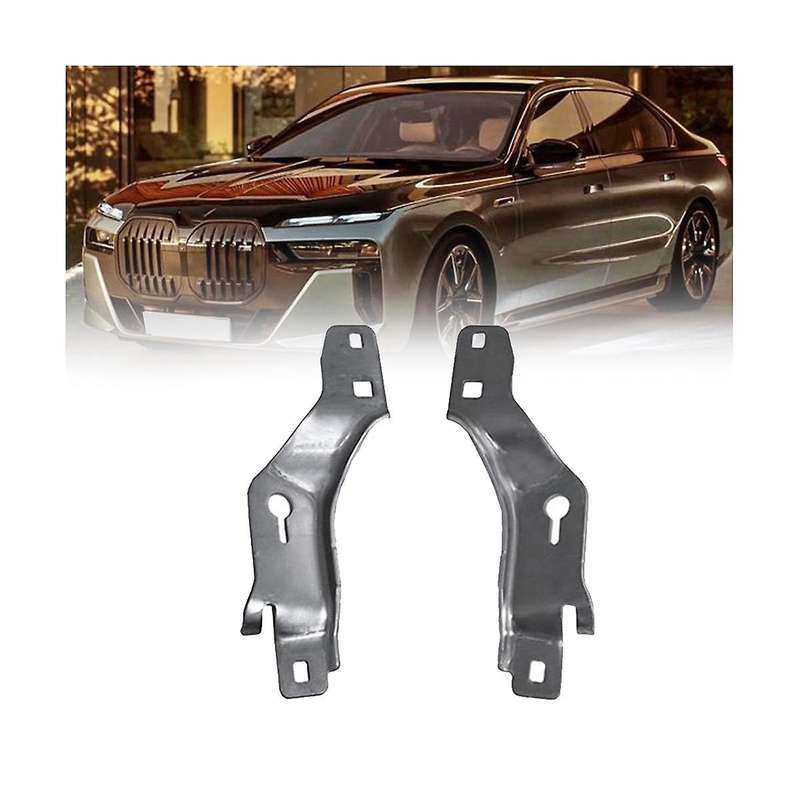 1Pair Front Bar Skeleton Vertical Connector 51119463971 51119463972 for 7 Series G70 735 740 750 Al