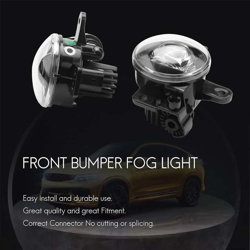 1pair Front Bar Anti Fog Lamp 6600066260 6600066258 for Geely Tugella Yf11 2019-2021 Led Daytime Run