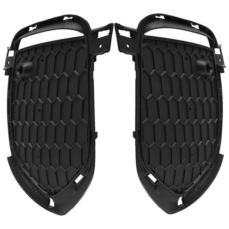 1pair for X5 F15 M Style Sport Car Front Bumper Fog Light Grille Cover Lh+rh 51118064635 51118064636