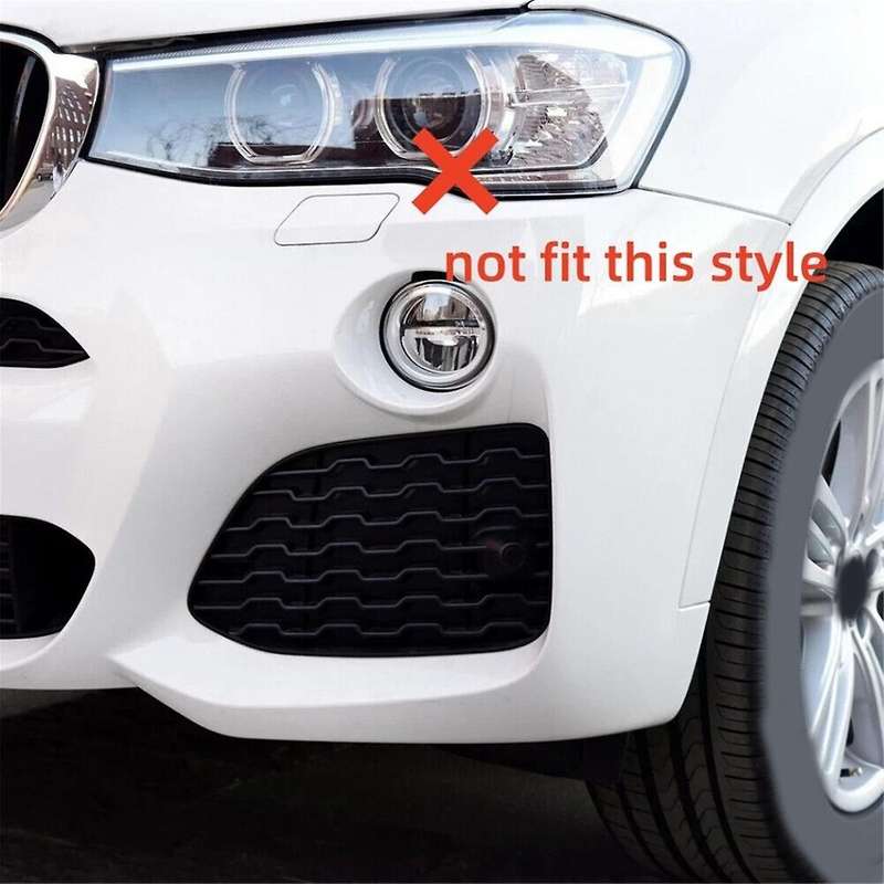 1Pair for X4 F26 2014-2018 Front Headlight Washer Nozzle Cover Jet Lid Cap 51117338567 / 5111 7338 5