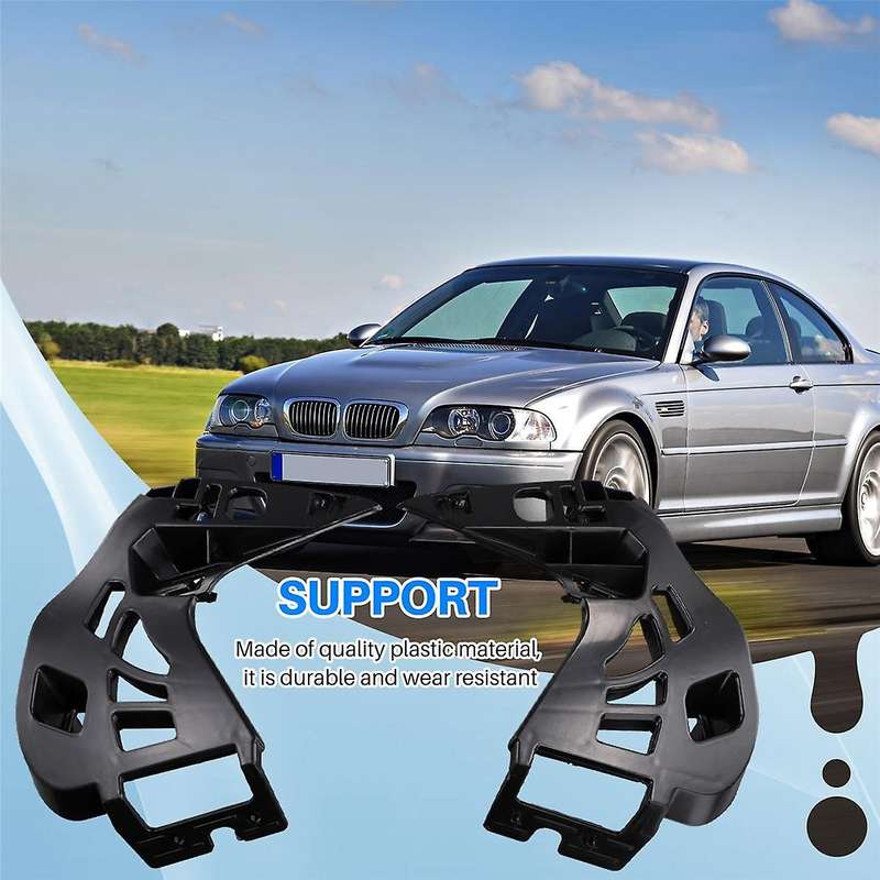 1Pair Front Bumper Bracket Clip Guide for 5 Series 525Li 528Li 530Li 540Li 2017-2020 51118491489 511