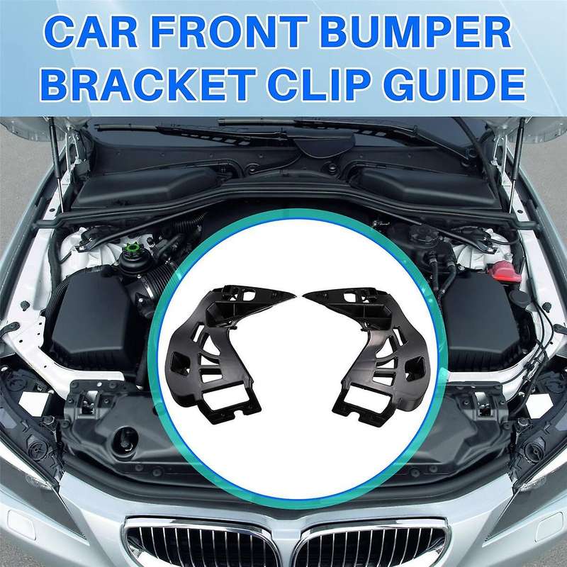 1Pair Front Bumper Bracket Clip Guide for 5 Series 525Li 528Li 530Li 540Li 2017-2020 51118491489 511