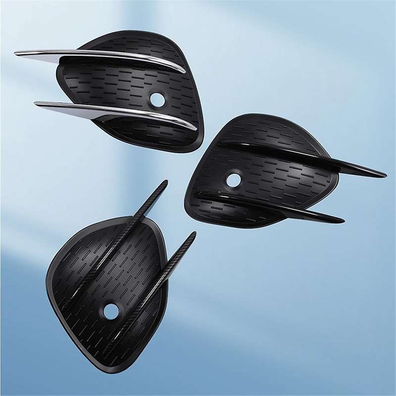 1pair Front Bumper Air Knife Fog Lamp Trim Cover for Glc Class X253 2023-2024 Lip Spoiler Grille C