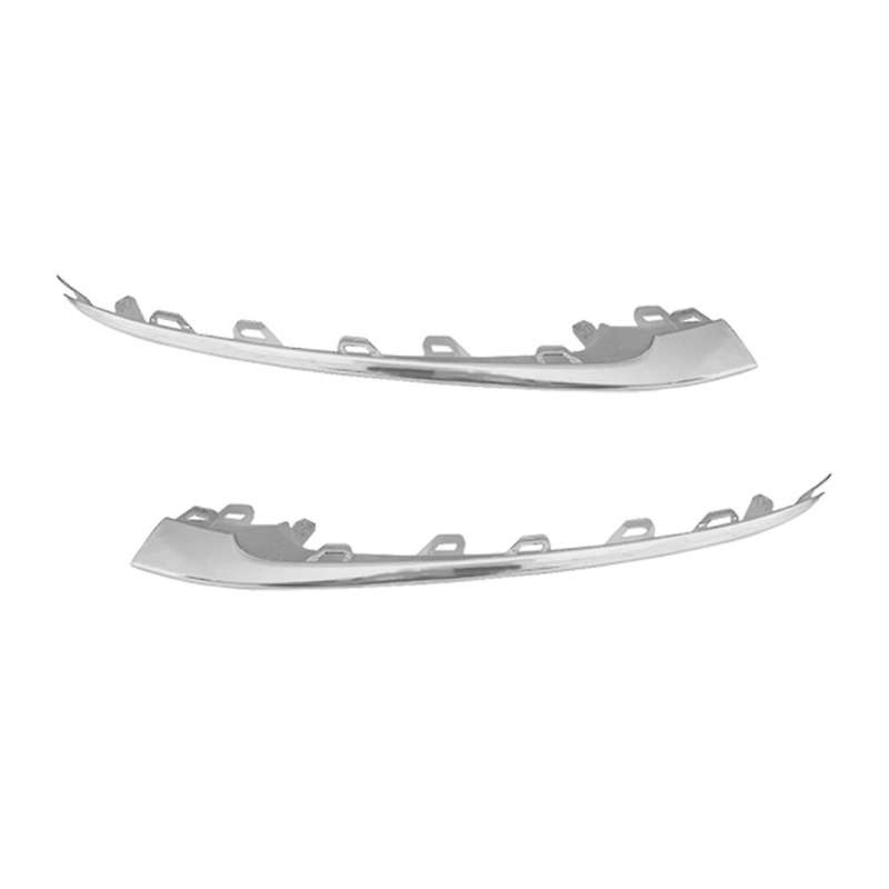 1Pair Front Bumper Bright Strip Lip Trim Chrome Molding for W222 S450/560 2018-2020 A2228857700,A222