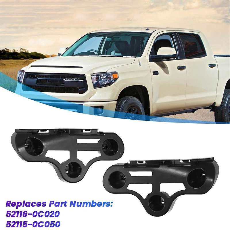 1Pair Front Bumper Bracket Mounting 52116-0C020 52115-0C050 for Sequoia 2007-2021 Side Bumper Suppor