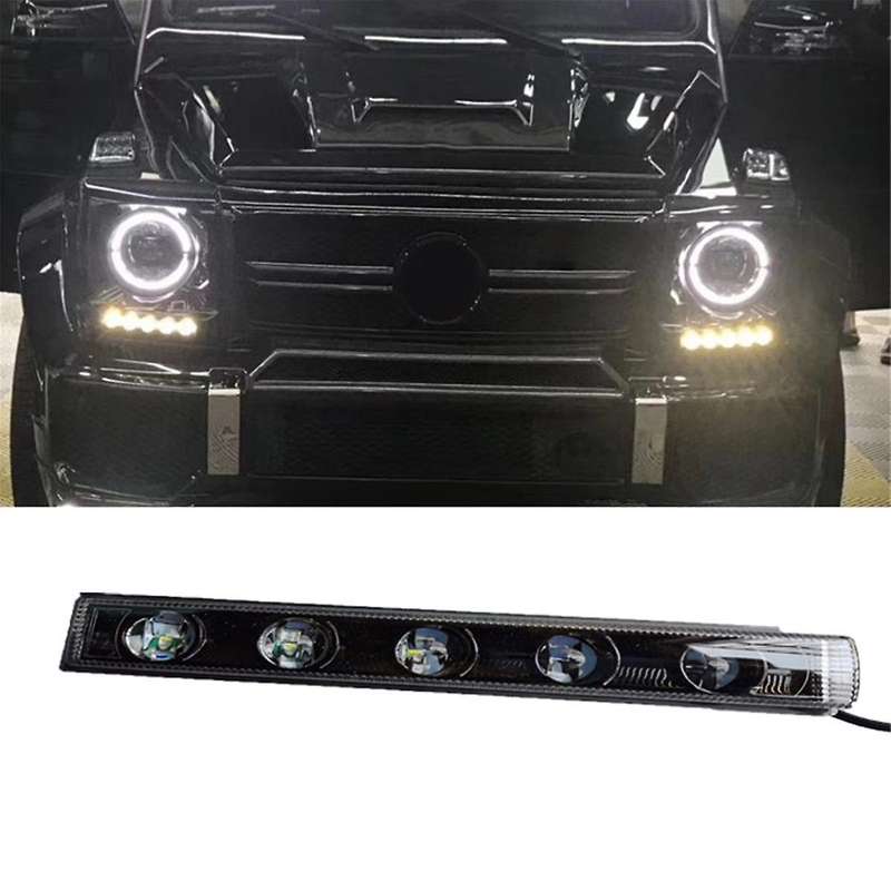 1pair Front Bumper Drl Led Daytime Running Light for W463 G500 G550 G65 G63 2004-2018 Indicator Lam