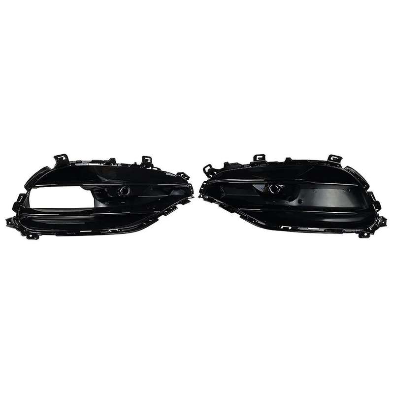 1Pair Front Bumper Fog Lamp Grille Fog Lamp Cover for A-Class W176 A180 A200 A250 A45 2016-2018