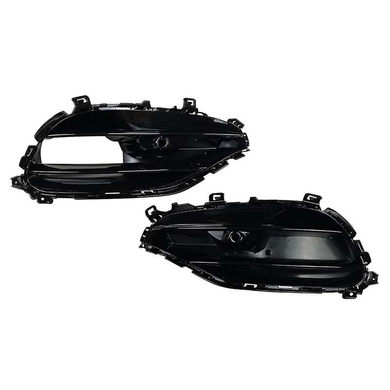 1Pair Front Bumper Fog Lamp Grille Fog Lamp Cover for A-Class W176 A180 A200 A250 A45 2016-2018