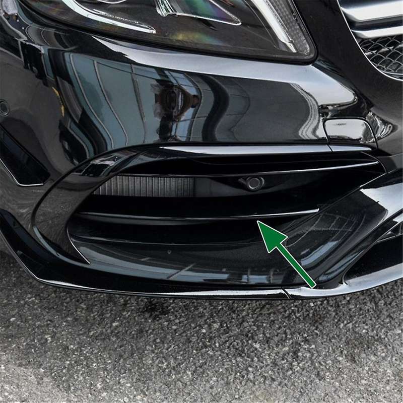 1Pair Front Bumper Fog Lamp Grille Fog Lamp Cover for A-Class W176 A180 A200 A250 A45 2016-2018